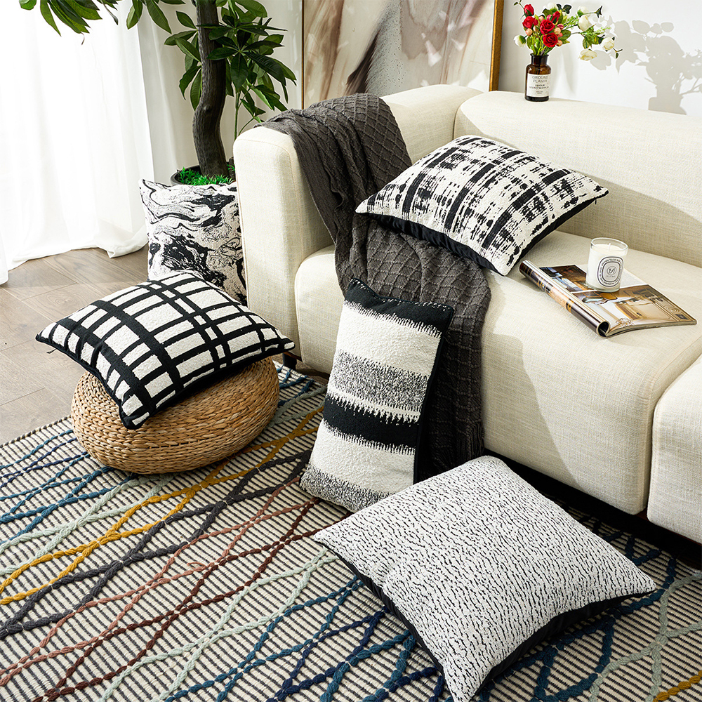 Luksus chenille teksturert pute deco pute