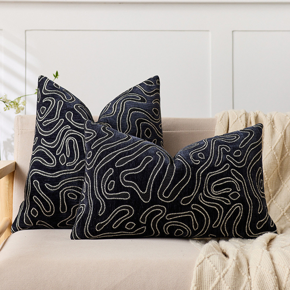 Dyretrykk Chenille pute deco pute