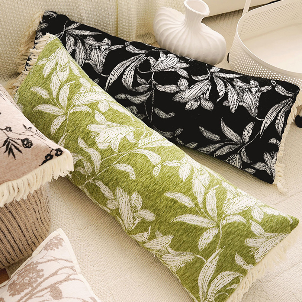 Lang Chenille pute deco pute avlang pute