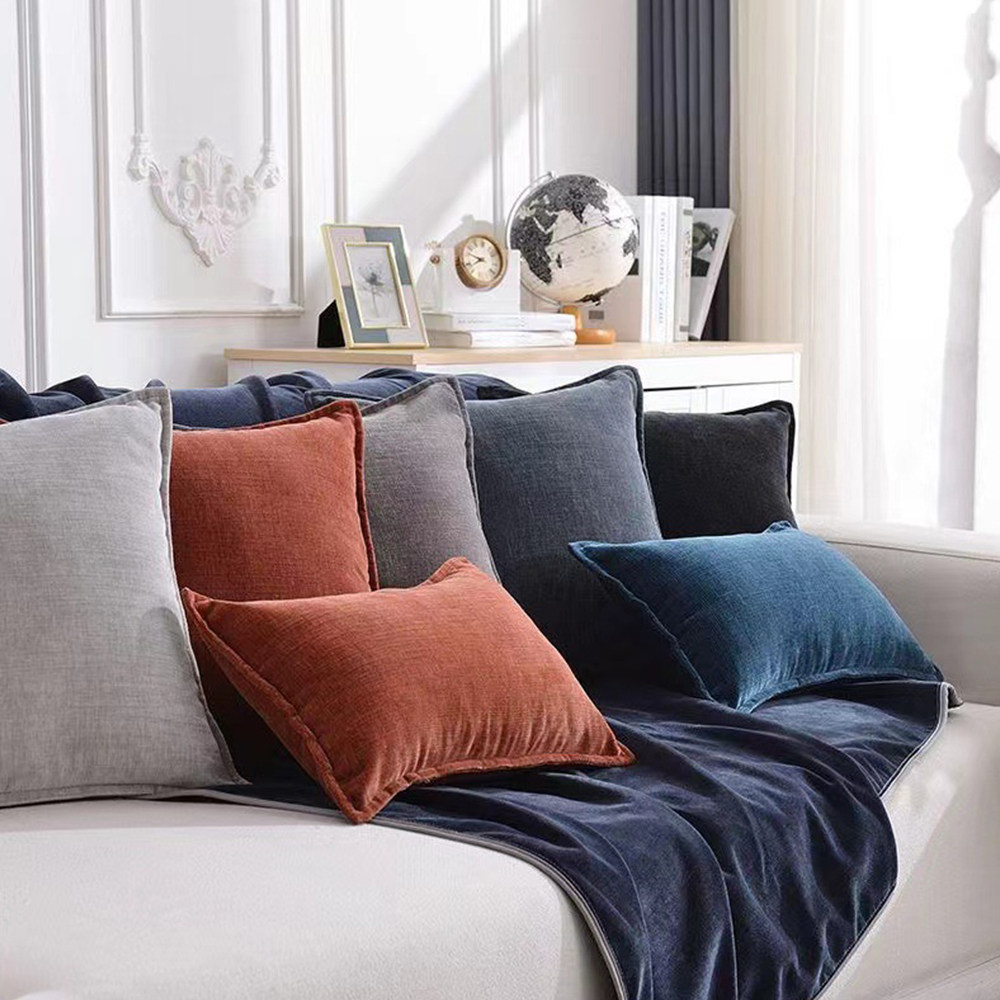 Luksus chenille teksturert pute deco pute