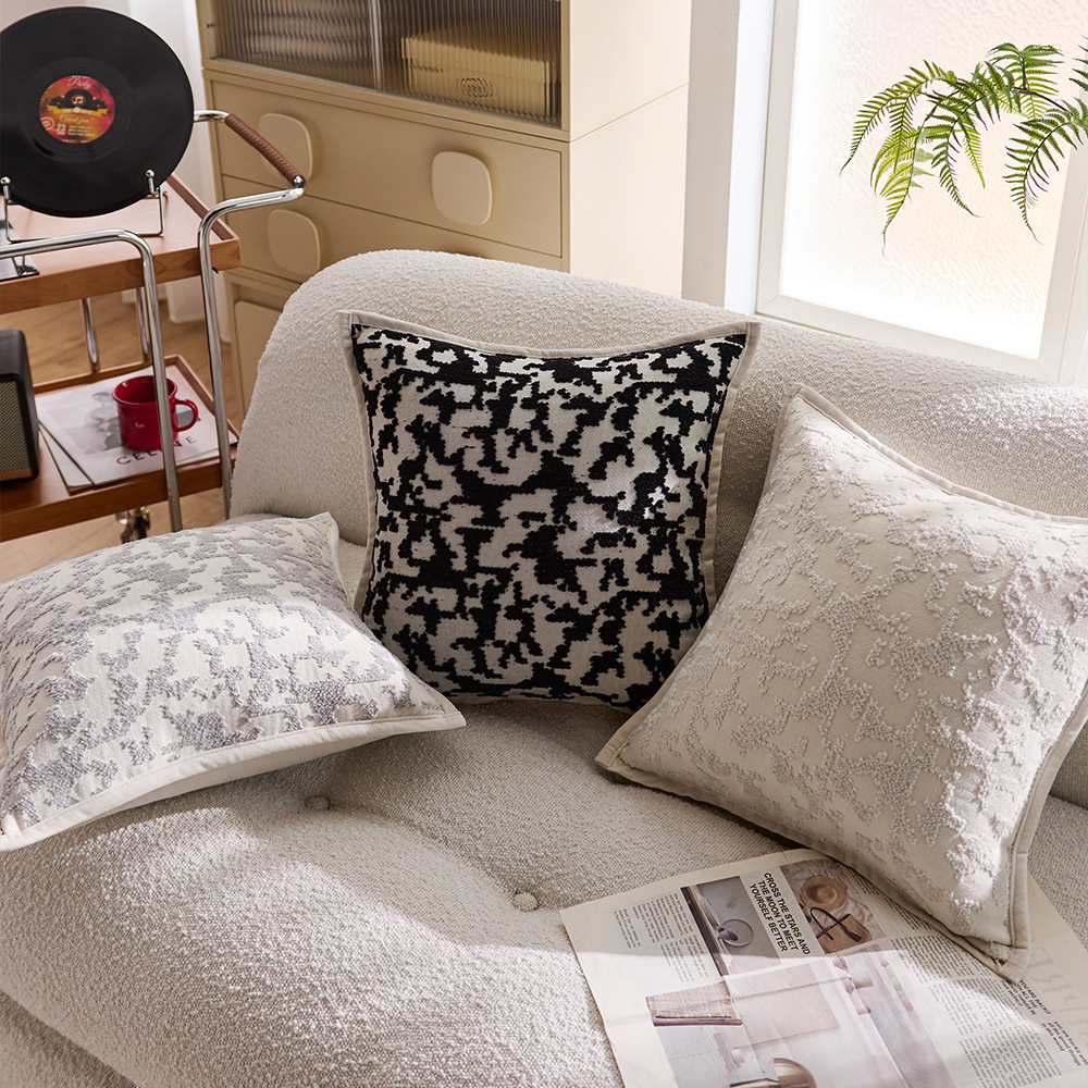 Luksus chenille teksturert pute deco pute